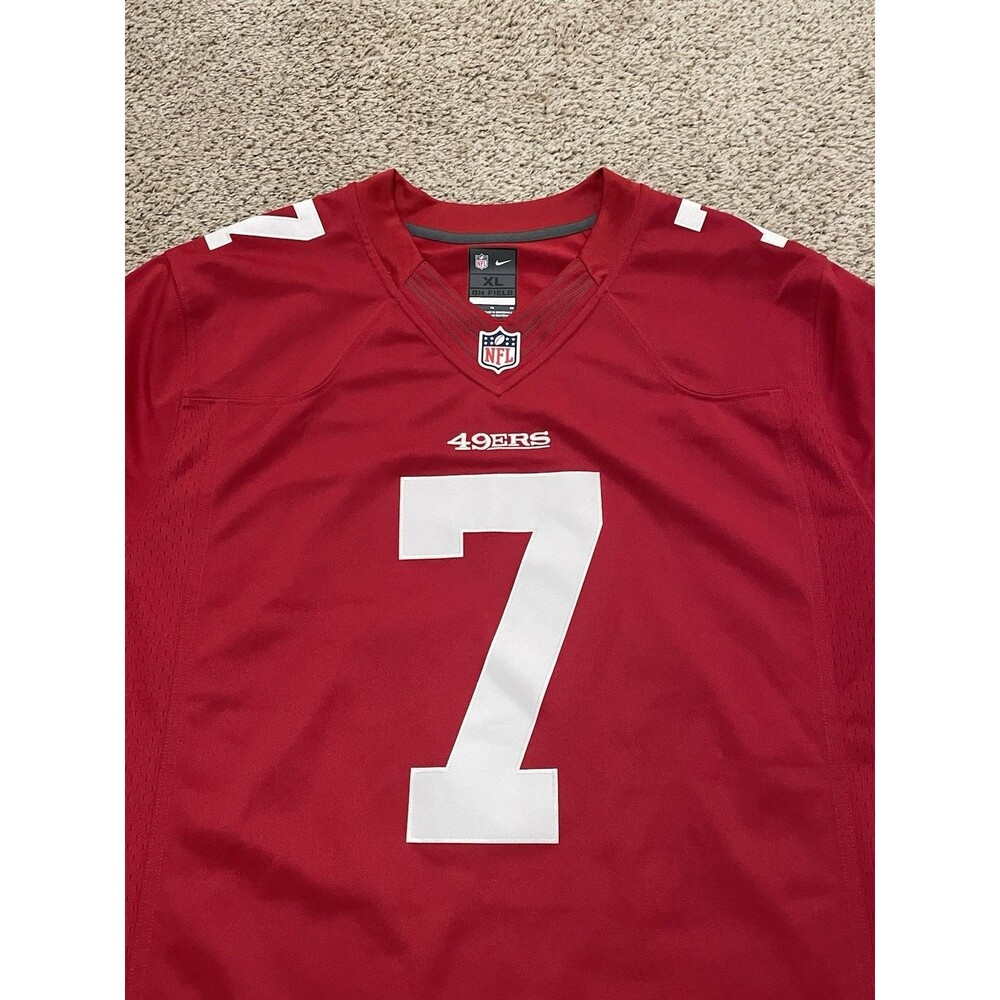 Colin Kaepernick 49ers Nike Elite Jersey Home Scarlet Red Mens Size 48 XL Sewn - Picture 3 of 5